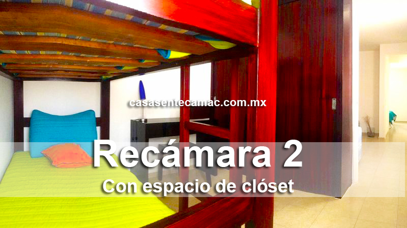 Casas de interés social en Tecámac Estado de México 3 recámaras recámara 2