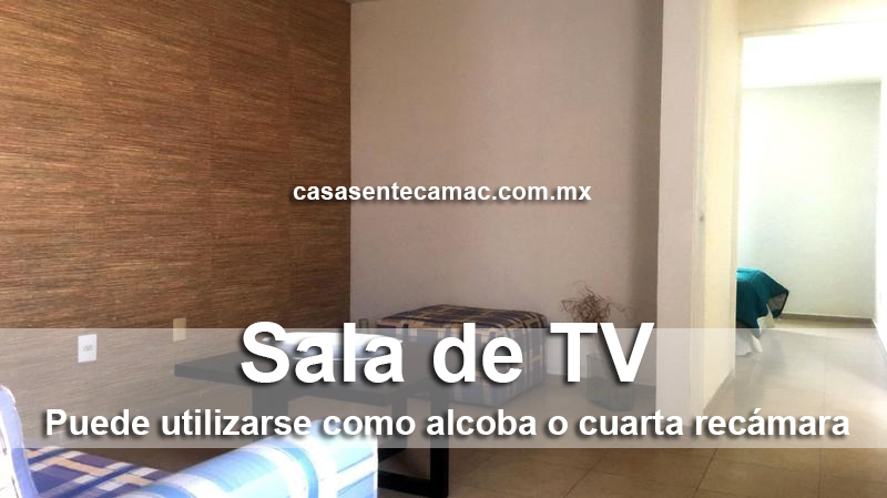 Casas de interés social en Tecámac Estado de México 3 recámaras sala de tv